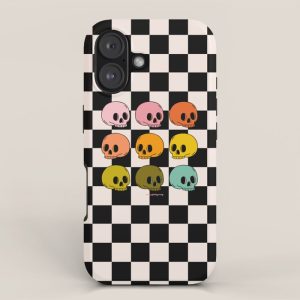 Rainbow Skulls iPhone Case