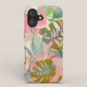 tropical home jungle abstract iPhone Case