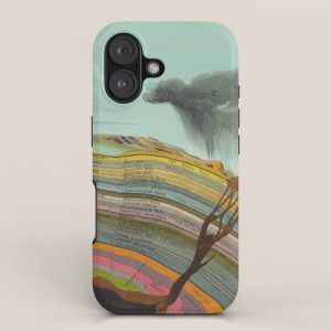 Vintage Geology and Meteorology Diagram (1893) iPhone Case