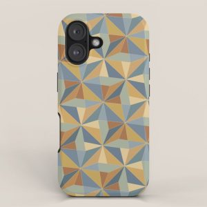 Kaleidoscope Tile Pattern III Warm Earthy Summer iPhone Case