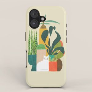 Still life with cat iPhone Case