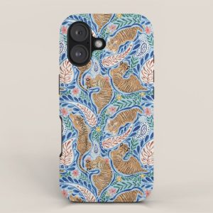 Blue Safari Adventure iPhone Case
