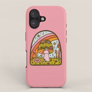Capricorn Mushroom iPhone Case
