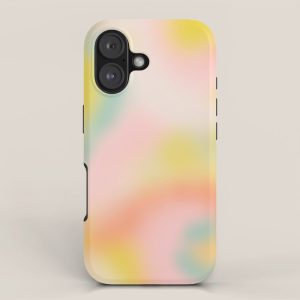 Soft pastel dream space iPhone Case