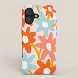 Sunny vase with Super Bloom Daisies iPhone Case