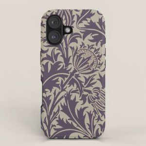 William Morris Thistle Grape Vellum iPhone Case