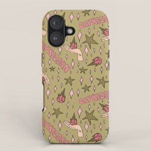 Capricorn Dragon Fruit Print iPhone Case