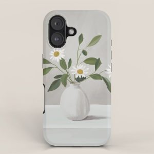 Minimalist Daisy Flowers iPhone Case