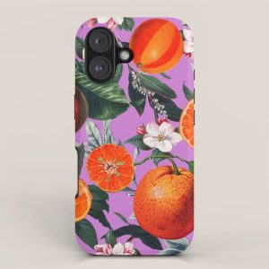 Vintage Fruit Pattern X iPhone Case