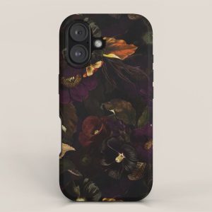 The Darkest Dutch Vintage Flowers Garden iPhone Case