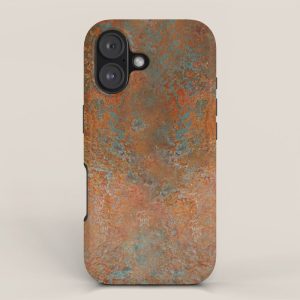 Vintage Rust Copper iPhone Case