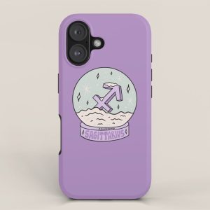 Sagittarius Snow Globe iPhone Case