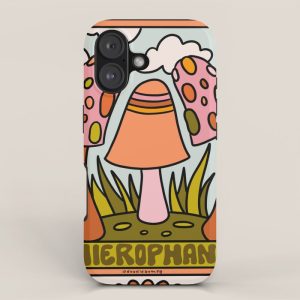 5. The Hierophant Mushroom iPhone Case