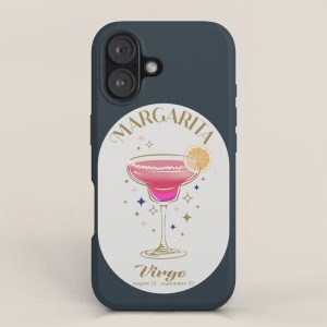 Margarita Cocktail Zodiac Sign iPhone Case