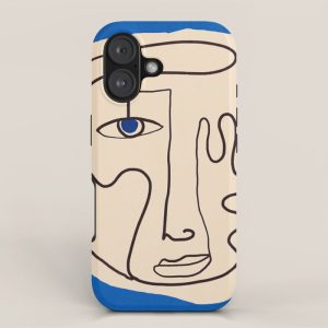 Abstract Face 49 iPhone Case