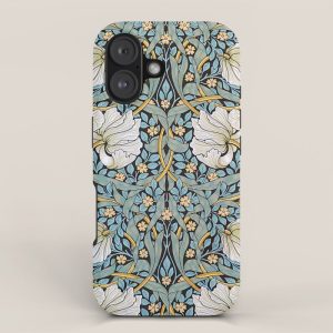 William Morris Pimpernel Wallpaper Design iPhone Case