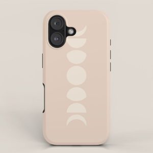Minimal Moon Phases X iPhone Case