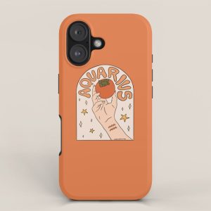 Aquarius Persimmon iPhone Case