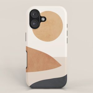Minimal Abstract Art Landscape 9 iPhone Case
