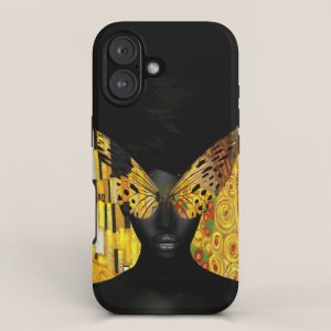 lady butterfly iPhone Case