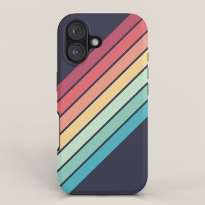 Lembona - Classic 70s Vintage Style Retro Summer Stripes iPhone Case
