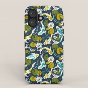Koi Pond - Green iPhone Case