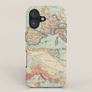 Vintage Map of The Roman Empire (1889) iPhone Case