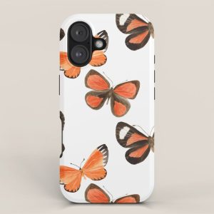 Orange Butterflies iPhone Case