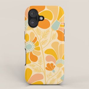 Sunny Flowers Floral Illustration iPhone Case