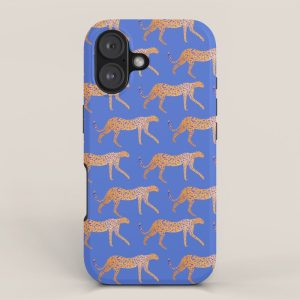 Leopard - Orange iPhone Case