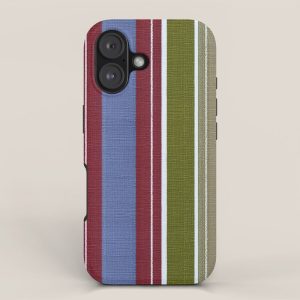 Warm Heritage Stripe Design iPhone Case