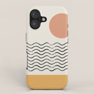 Sun Wave Beach - Abstract iPhone Case