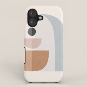 Abstract Minimal Shapes 14 iPhone Case