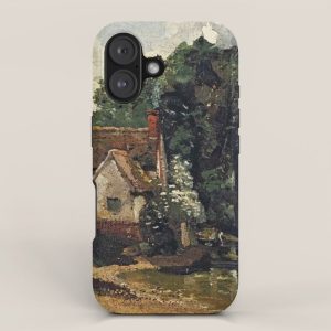Vintage painting of a house by John Constable iPhone Case