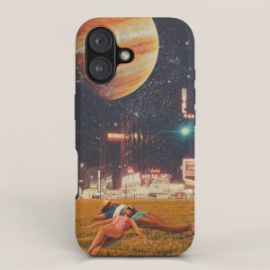 a postcard from year 2349 iPhone Case