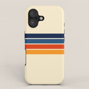 Mitsunari - Classic Retro Stripes iPhone Case