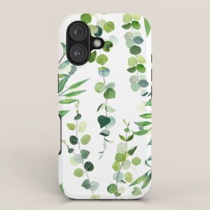 Nature Green Eucalyptus Leaves iPhone Case