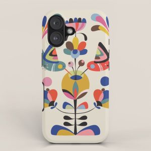 Hummingbirds & Flowers iPhone Case