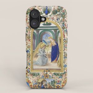 Medieval Nativity Christmas Bible Art 1485 Gold Festive Renaissance Painting iPhone Case