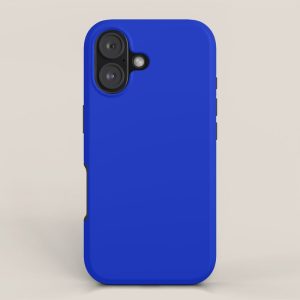 Solid Deep Cobalt Blue Color iPhone Case