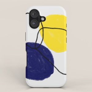 minimal circles iPhone Case