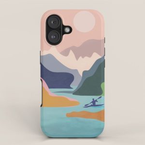River Canyon Kayaking iPhone Case