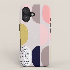 Scandinavian abstract iPhone Case