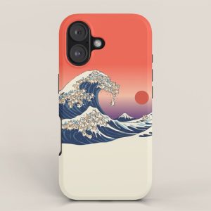 The Great Wave of Corgis iPhone Case