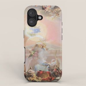Renaissance Painting Angels Cherubs Aesthetic Allegorical Scene iPhone Case