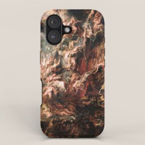 The Fall of the Damned - Peter Paul Rubens 1620 iPhone Case