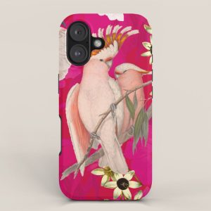 Vintage & Shabby Chic - Tropical Bird Flower Garden iPhone Case
