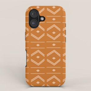 Lines in Butterscotch iPhone Case