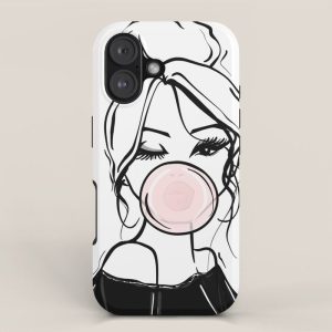 Bubble Gum Wink iPhone Case