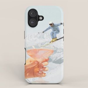 Apres Ski Cocktail Collage Winter Edition iPhone Case